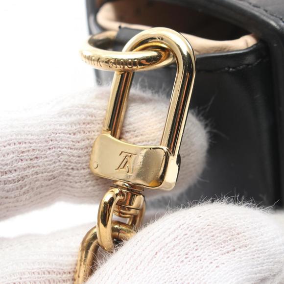 LOUIS VUITTON Pochette Trunk Vertical Monogram Shoulder Bag Brown Black M63913 - Picture 10 of 10